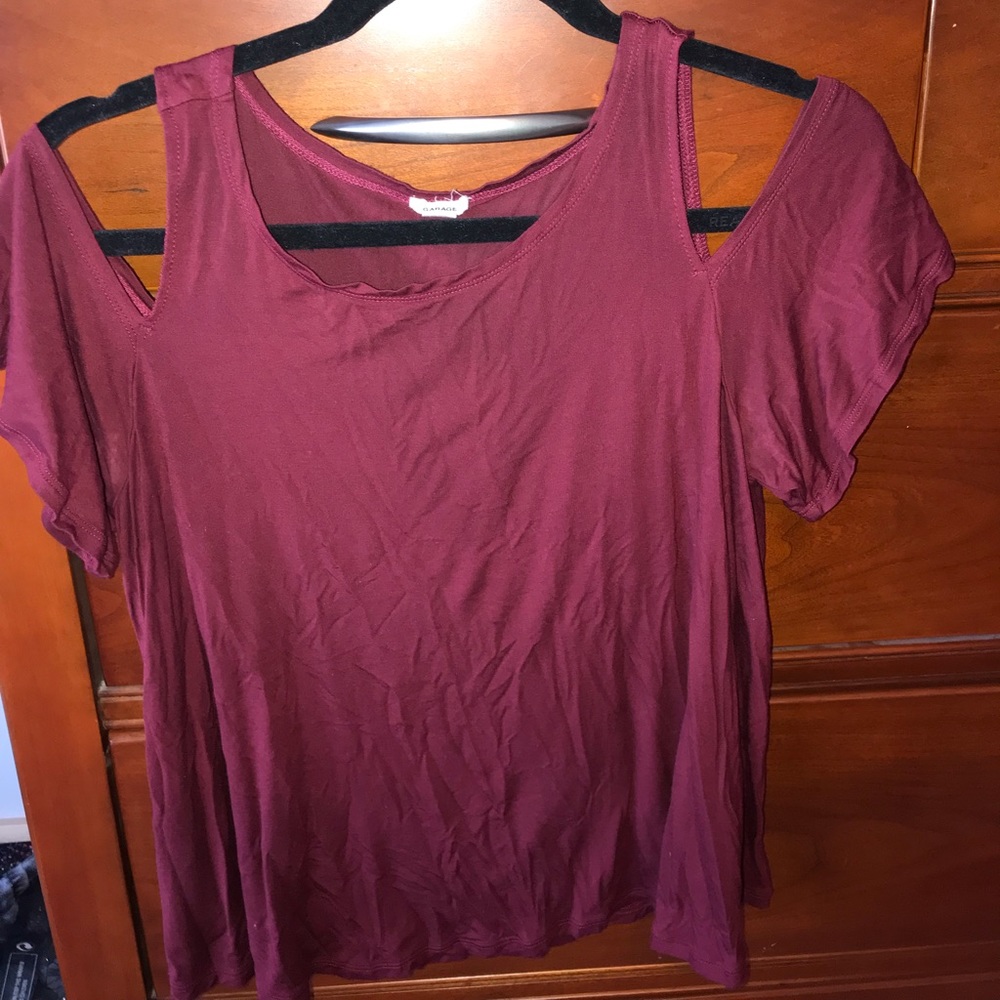 Cold shoulder top
